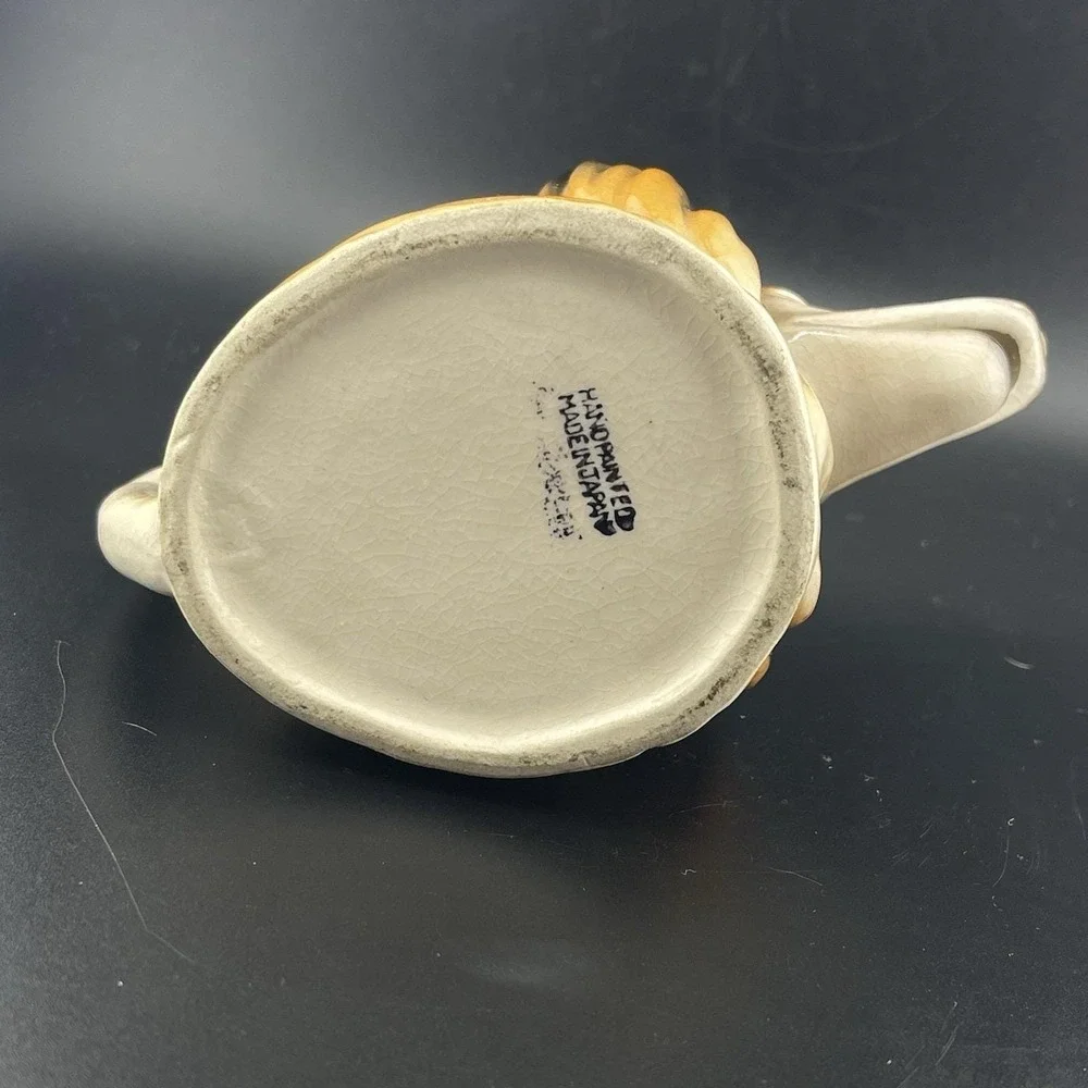 Vintage Occupied Japan Ceramic 3D Collie Lassie Dog Creamer‎ Cream Pitcher